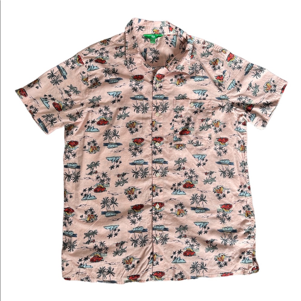 Dip - pink aloha shirt